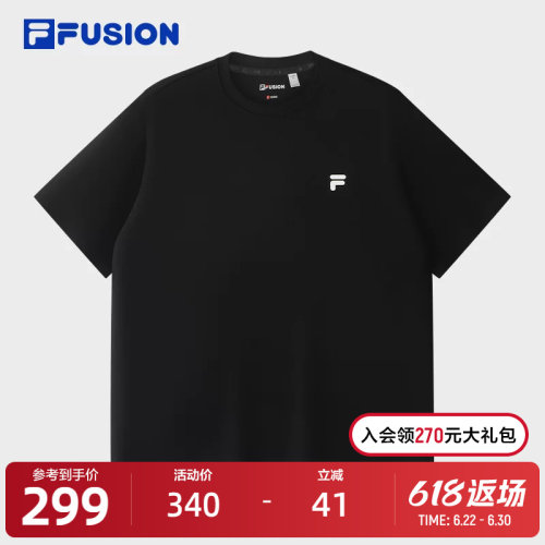 FILAFUSION斐乐情侣短袖T