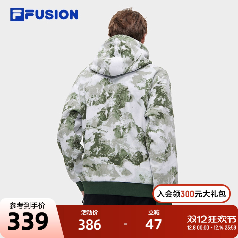 FILAFUSION斐乐潮牌连帽上衣