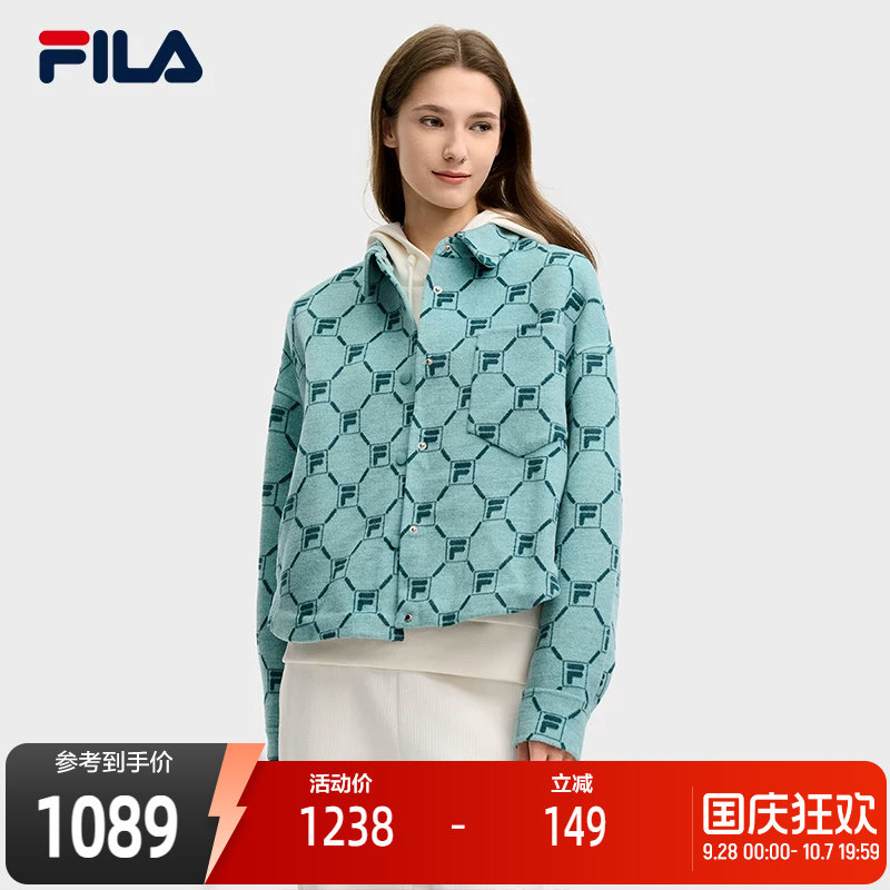 FILA斐乐女子时尚呢子外套