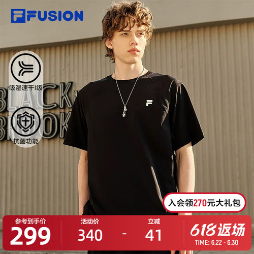 FILAFUSION斐乐潮牌短袖T