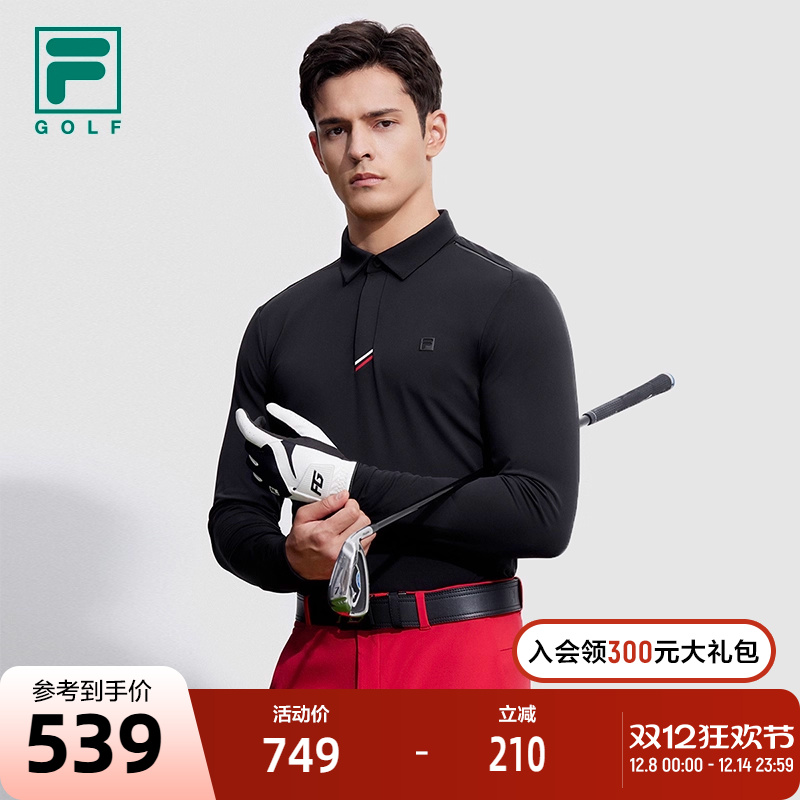 斐乐运动上衣Fila长袖POLO衫