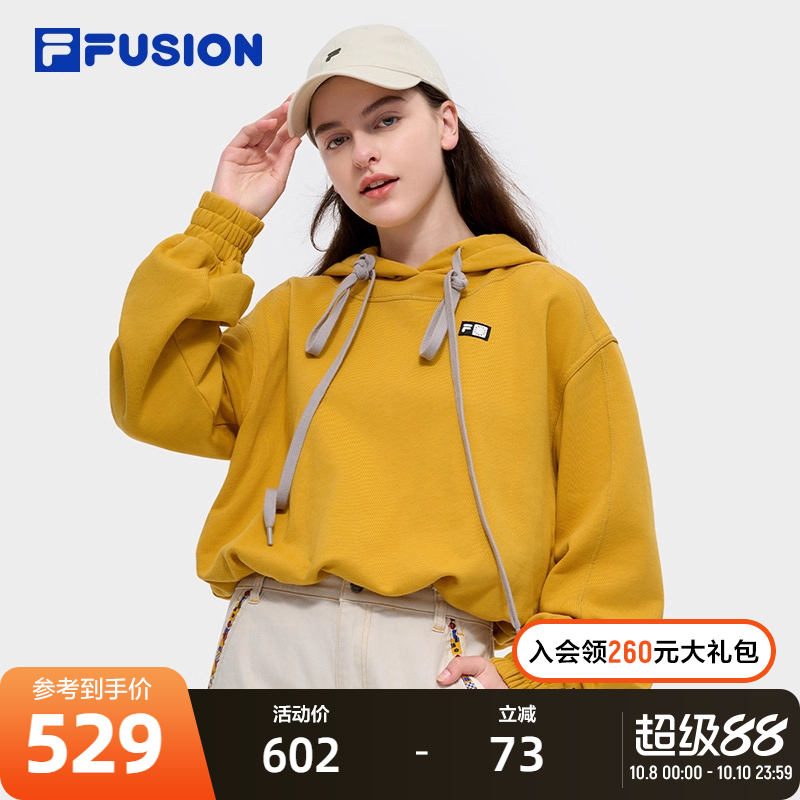 FILAFUSION斐乐连帽卫衣女子