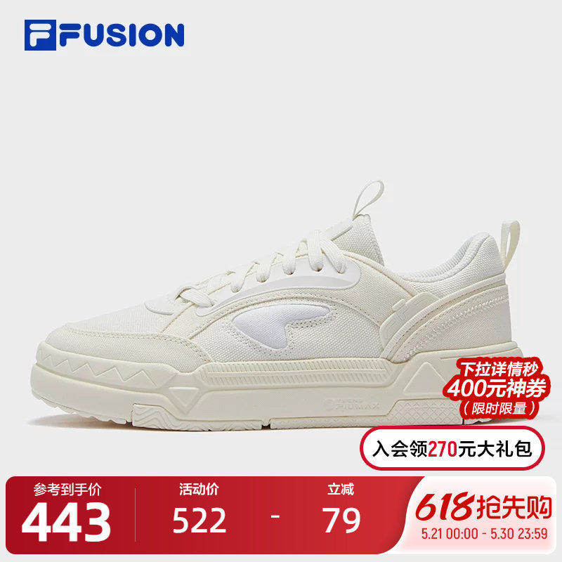 FILA FUSION斐乐潮牌女鞋BANK DX CVS板鞋20