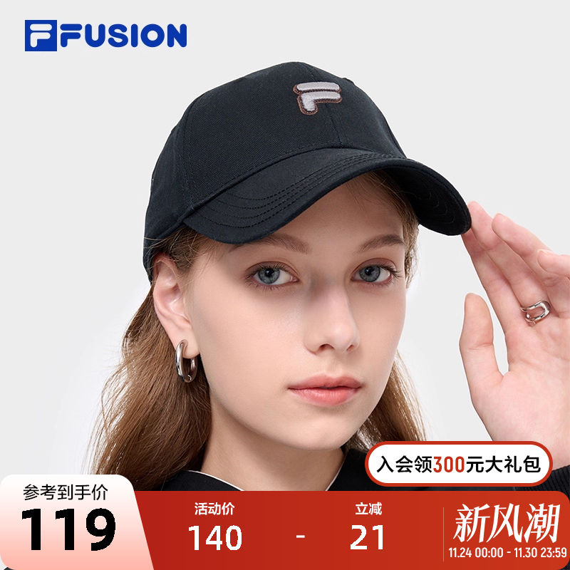FILAFUSION斐乐情侣棒球帽