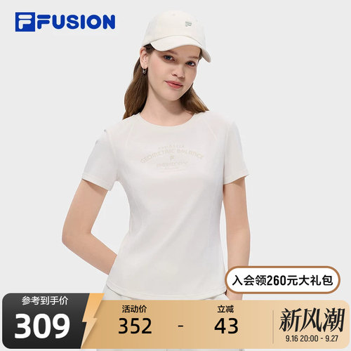 FILAFUSION斐乐女子短袖T