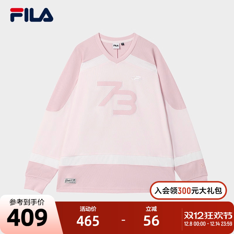 FILA斐乐情侣休闲长袖T