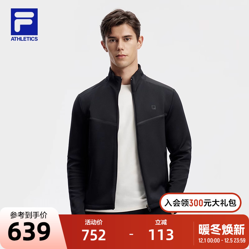 FILA斐乐针织长袖外套