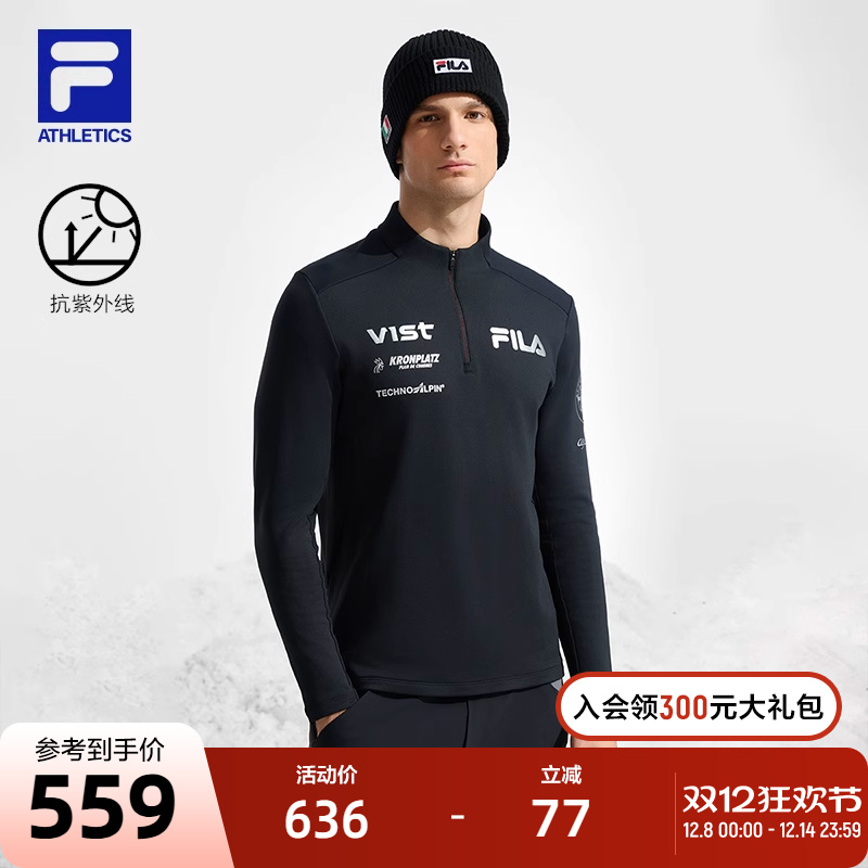 FILA斐乐针织长袖上衣