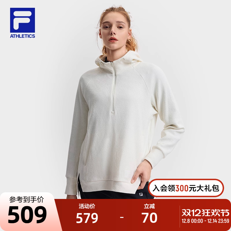 FILA斐乐针织连帽上衣