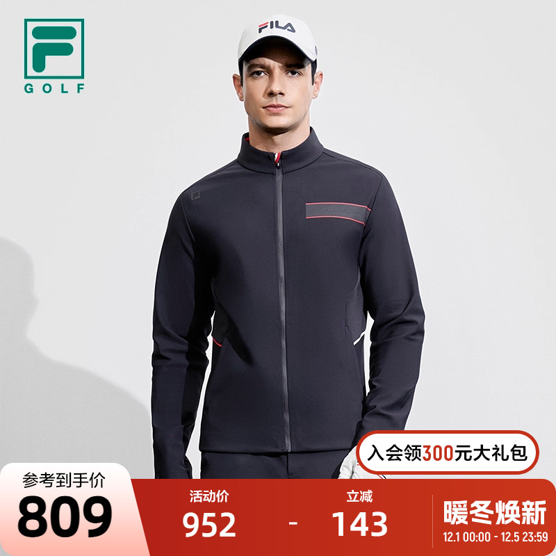 FILA斐乐针织长袖外套