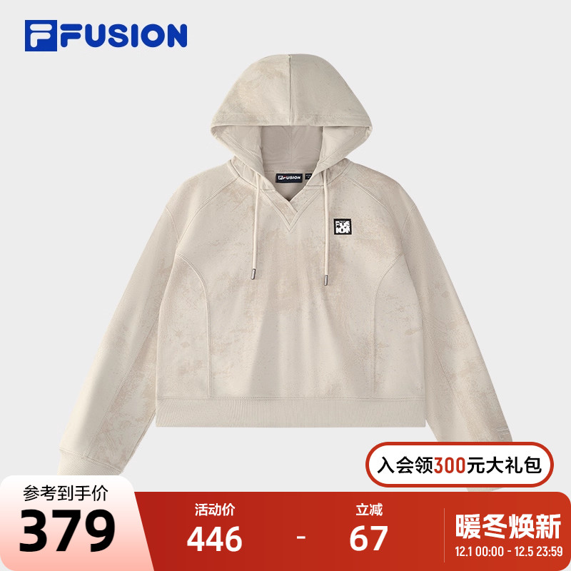 FILAFUSION斐乐女子连帽卫衣