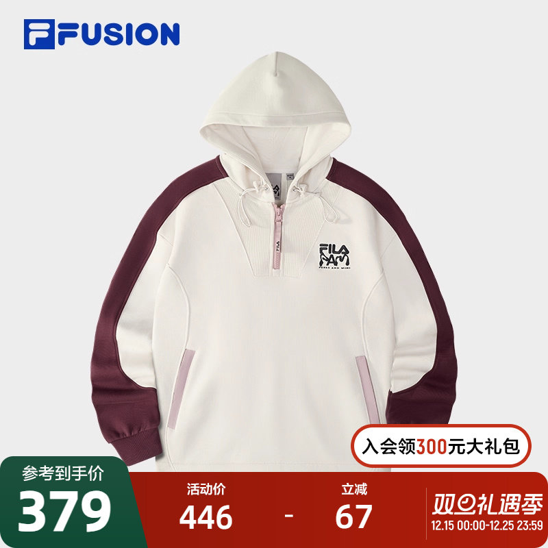 FILAFUSION斐乐女子连帽卫衣