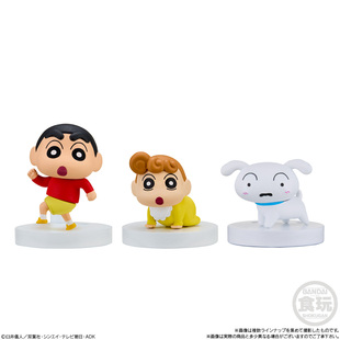 万代 蜡笔小新 CRAYON SHINCHAN 食玩BOX 米粒迷你公仔摆件