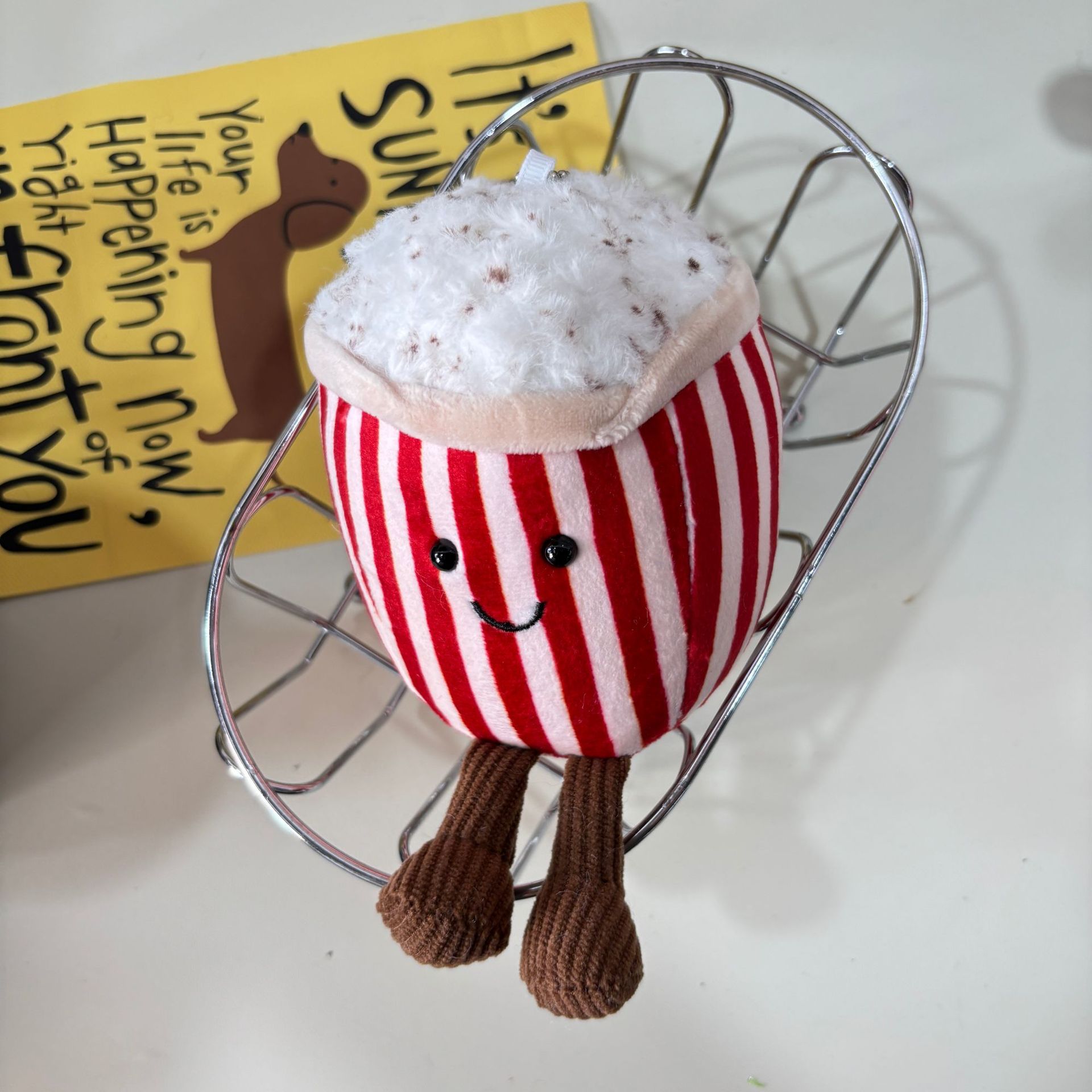 美食合集棉花糖甜甜圈爆米花草莓挞慕斯柠檬挞马卡龙蛋糕玩偶公