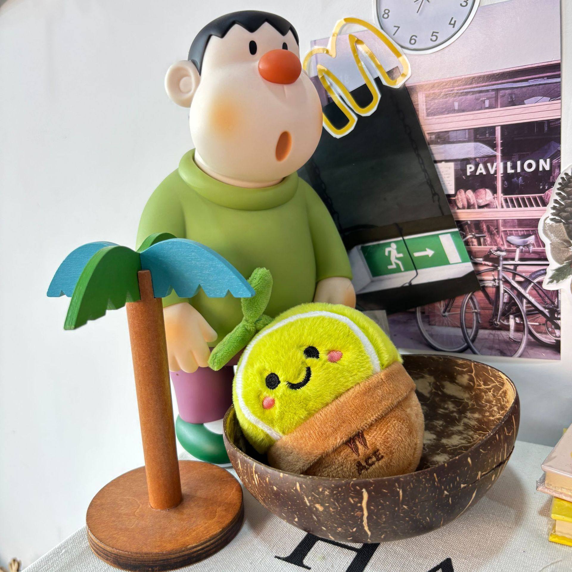 现货可爱创意玩偶网球盆栽毛绒玩具包挂件电玩城抓娃娃机游戏礼物,玩具/童车/益智/积木/模型,毛绒/玩偶/公仔/布艺类玩具,淘宝优惠券,粉丝福利购,淘宝优惠卷