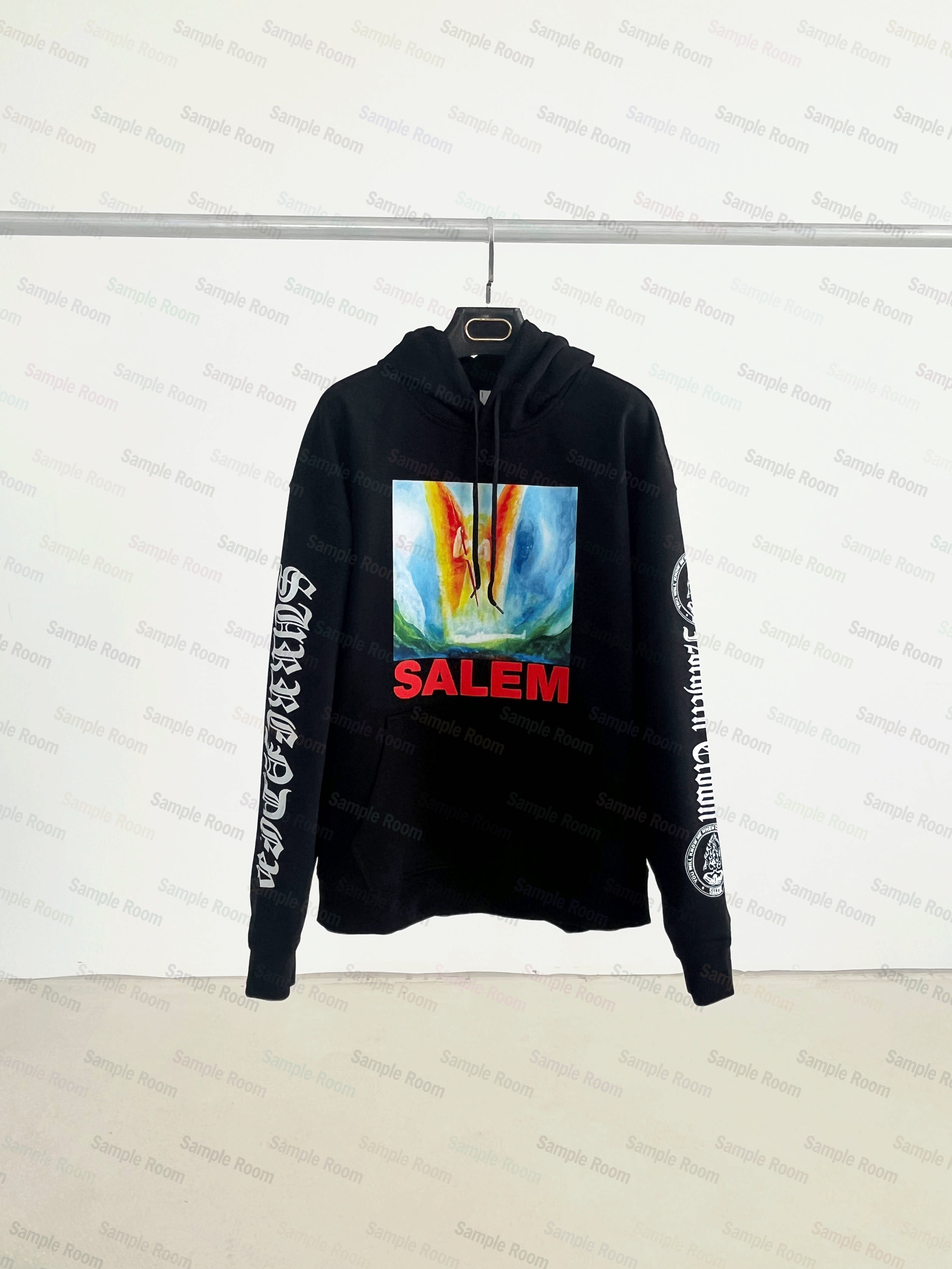 thumbnail for S4Lem Salem Fires in Heaven Hoodie Retro Heavyweight Hoodie/S240