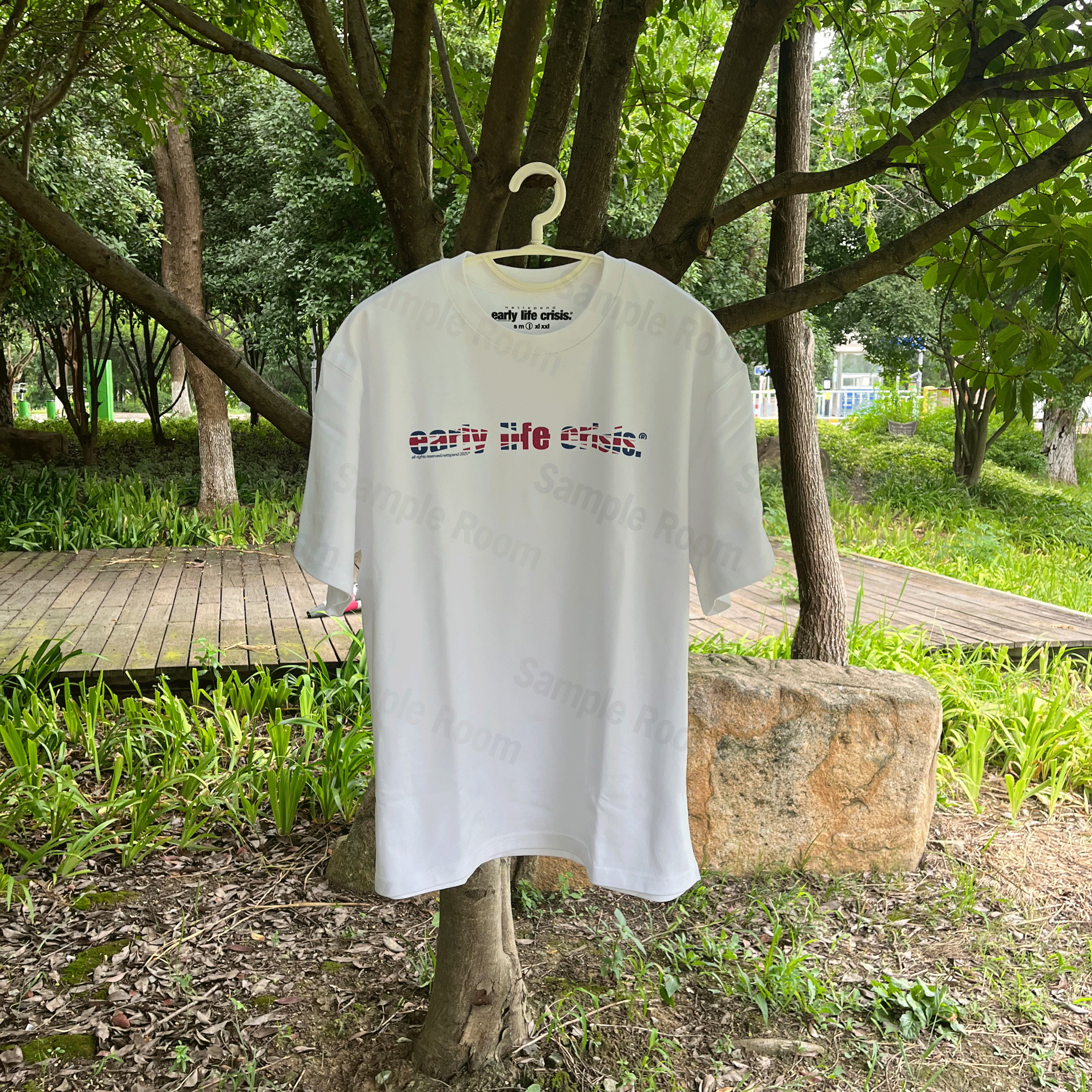 thumbnail for Nettspend Early Life Crisis Tour 2025 Tour American Vintage Small Neckline T-Shirt