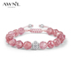 AWNL珍宝云莓草莓晶手链女天然水晶轻奢小众女神节礼物送女生