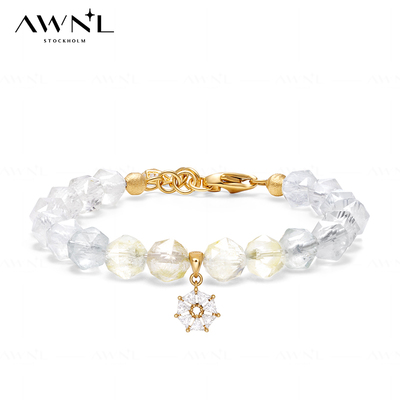 AWNL豆蔻渐变托帕石手链女