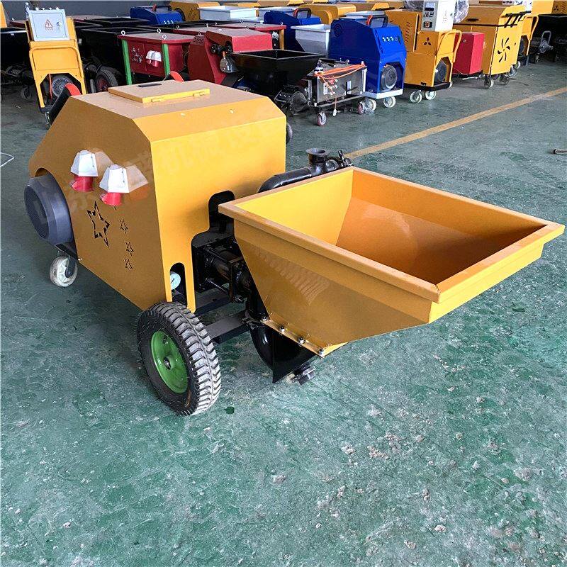 石膏腻子粉抹灰机德式多功能粉墙机柱塞式砂浆喷涂机411型厂家