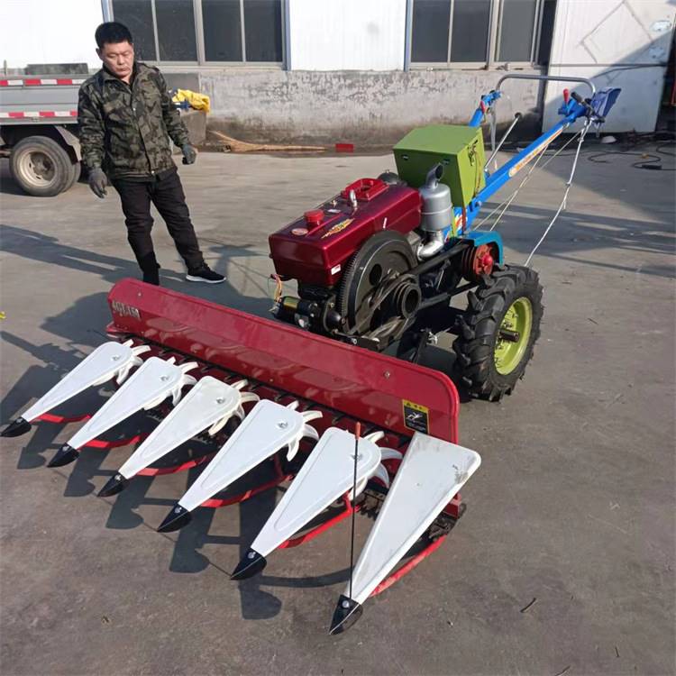 新款艾草苜蓿草收割机 黑麦草收割机 油菜籽辣椒皇竹草割晒机