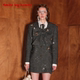 蝴蝶结亮片毛呢西装 小香风外套 KSMILE 年货狂欢季 4MILE
