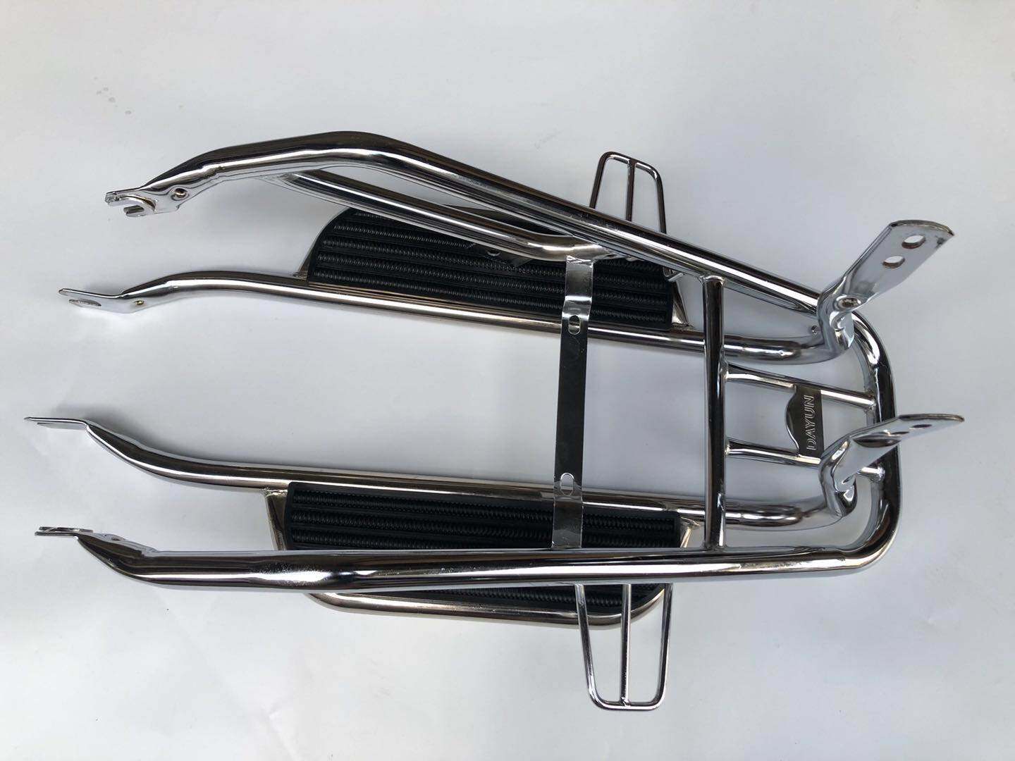 摩托车后货架加长脚踏板五羊wy125a wy125f老款五羊特厚三件套