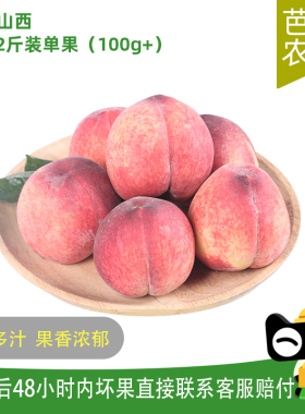 【芭芭农场】毛桃2斤 单果100g+ (泡沫托） 美味可口 果香浓郁