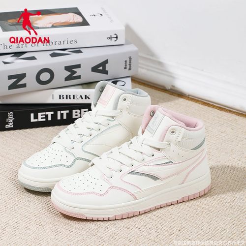 乔丹女鞋高帮板鞋官方正品