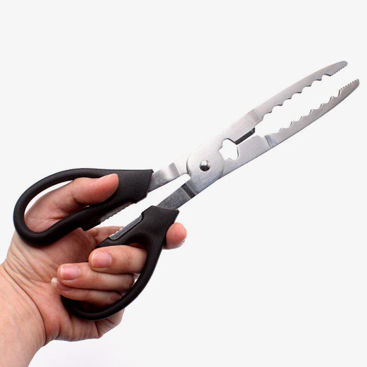 스테인리스 물고기 조절 장치 낚시 가위 물고기 리프터 물고기 조절 펜치 낚싯줄 절단기 낚시 게 집게 연장 게 조절 펜치