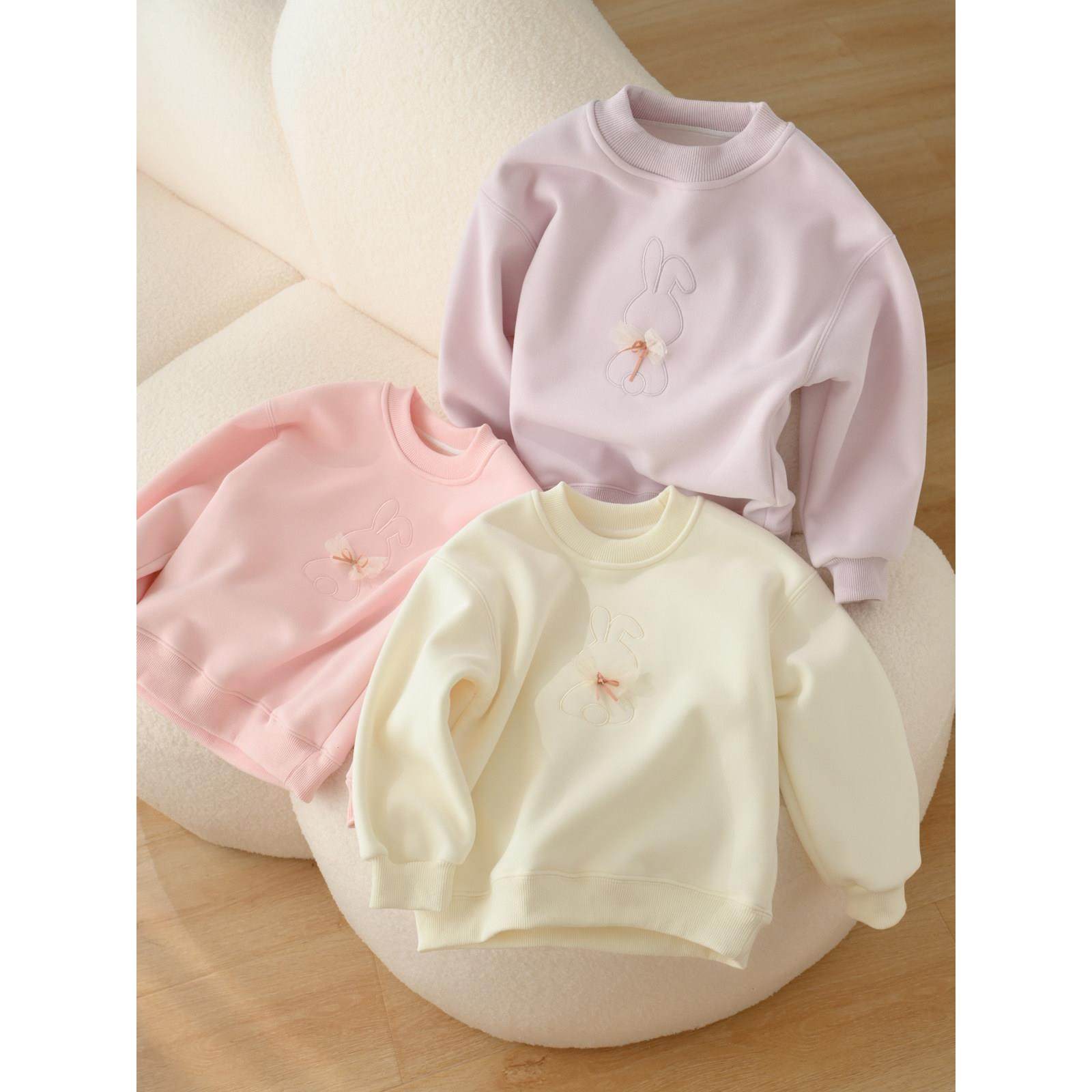 A类400克 儿童圆领加绒卫衣 女童一体绒上衣中童保暖衣秋冬款童装,童装/婴儿装/亲子装,卫衣/绒衫,淘宝优惠券,粉丝福利购,淘宝优惠卷