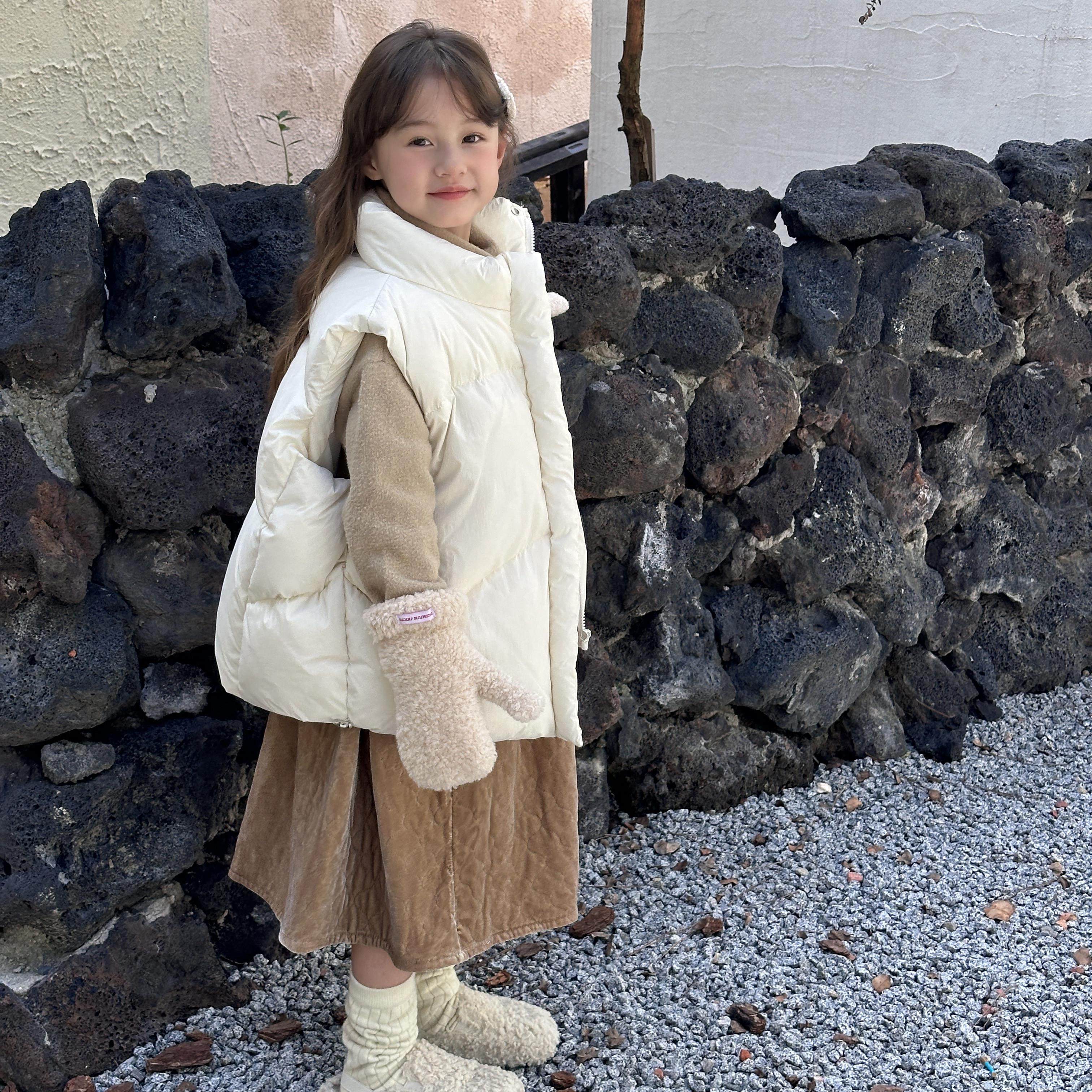 男女童羽绒服秋冬季韩版棉服坎肩百搭加厚保暖立领白鸭绒外套马甲,童装/婴儿装/亲子装,羽绒服,淘宝优惠券,粉丝福利购,淘宝优惠卷