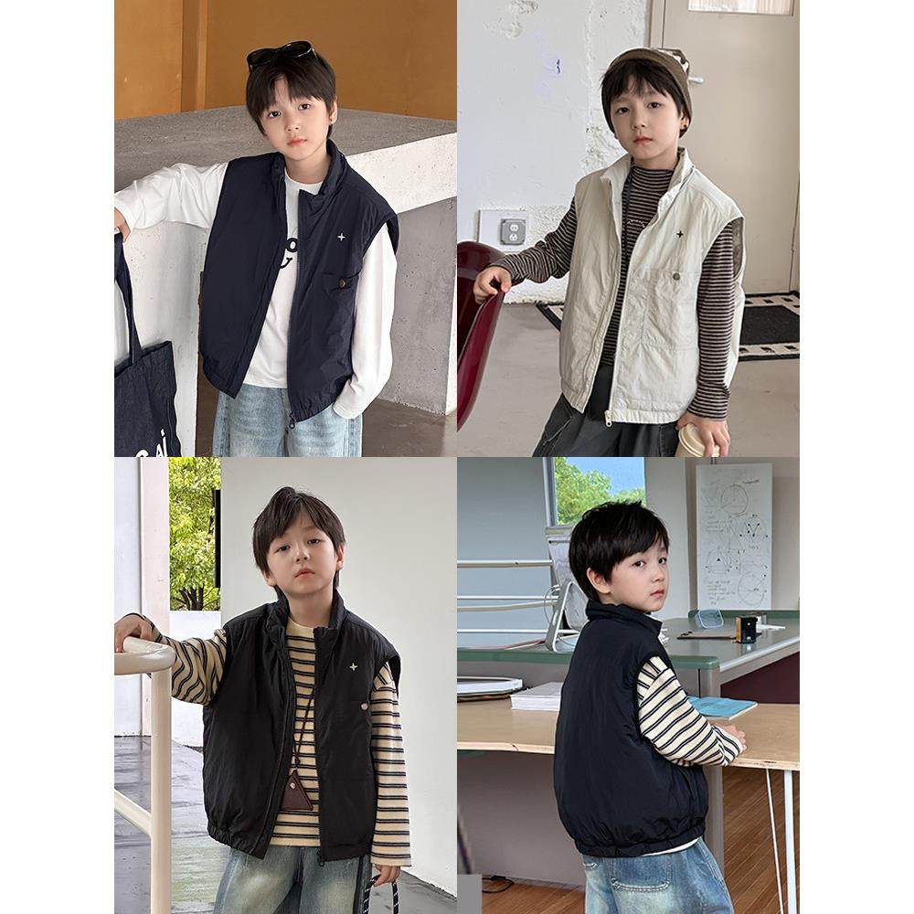 男童90白鸭绒羽绒马甲儿童冬装宝宝宽松休闲保暖无袖外套,童装/婴儿装/亲子装,羽绒马甲,淘宝优惠券,粉丝福利购,淘宝优惠卷