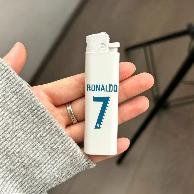 足球周边球衣系列一次性创意砂轮打火机球迷收藏礼品个性送男友潮