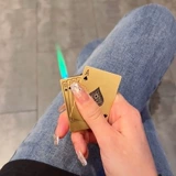 Креативные игральные карты, ветрозащитная неоновая надувная зажигалка, популярно в интернете