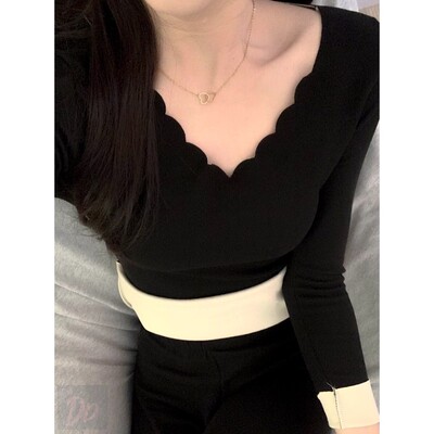 V领保暖内衣女士德绒套装加绒加厚冬季发热修身显瘦打底秋衣秋裤