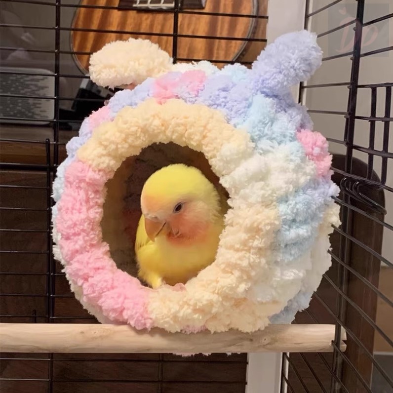 鸟窝鹦鹉文鸟虎皮牡丹冬季保暖棉窝加厚保温过冬睡窝鸟笼用品大全