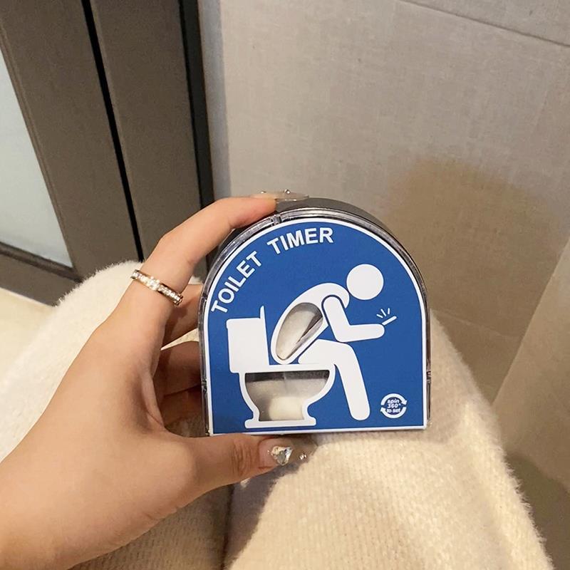 厕所沙漏计时器拉屎马桶造型
