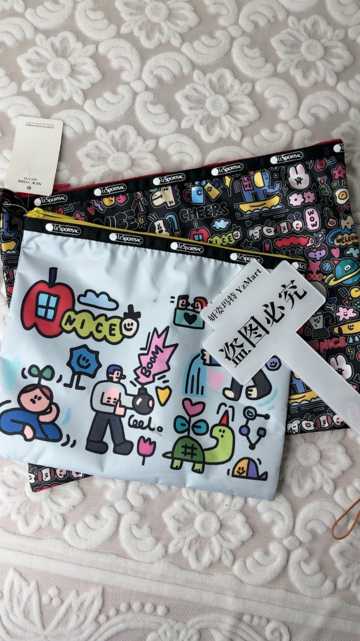 老标外贸YzMart大两件套逗鸭系列电脑皮衣包新款手包收纳包旅行包,箱包皮具/热销女包/男包,手拿包,淘宝优惠券,粉丝福利购,淘宝优惠卷