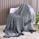棉竹纤维北欧流苏毛毯空调z毯子毛巾被单双人沙发毯午睡盖毯