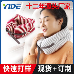 旅行专用舒适午睡枕飞机枕按U型枕胶管颈枕头护颈枕U型枕