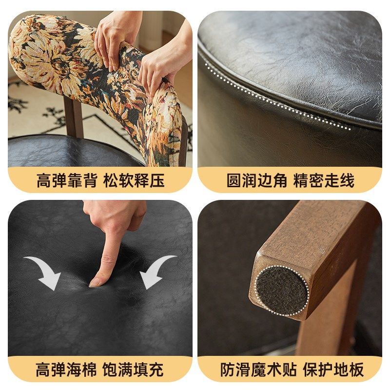 精选家用实木沙发椅客厅舒适旋转座椅阳台休闲靠背椅久坐单人沙发