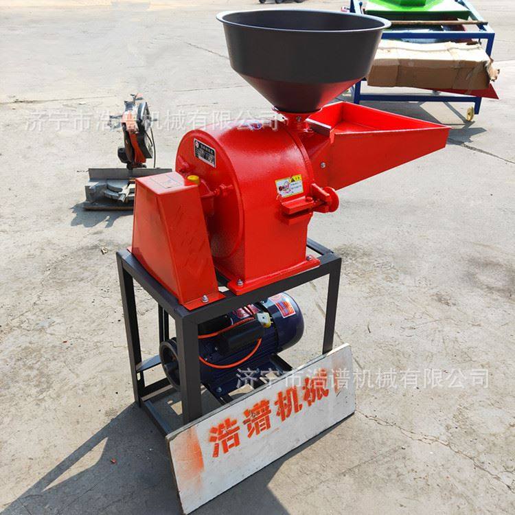 农用齿爪式茴香磨面机 卧式荞麦去麸皮打面机 玉米小麦粉碎磨面机
