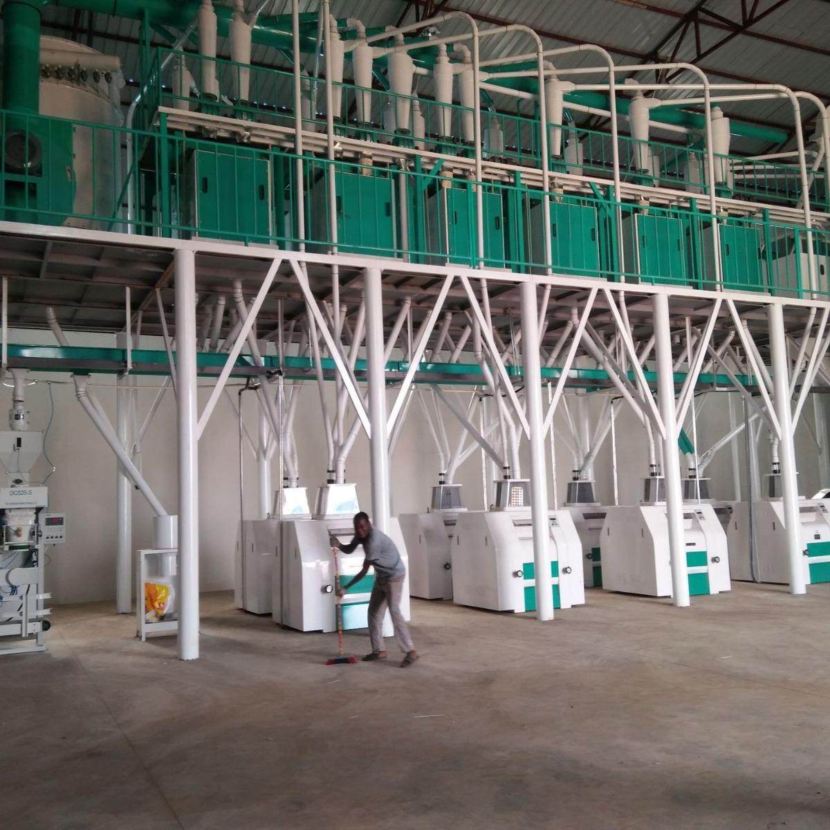 20吨玉米磨粉设备 非洲主食粗粉玉米粉mealie-meal希玛玉米磨粉机