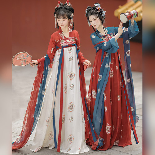 汉服女唐制齐胸襦裙2025年新款