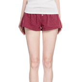 复古辣妹百搭热裤 BM短裤 夏季 红色格子美式 女2026新款 今年流行爆款