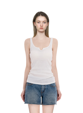 BM吊带背心女2025新款夏季纯色设计感修身显瘦内搭打底无袖上衣