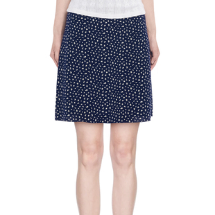 BM半身裙短裙迷你裙夏季小个子遮跨显瘦A字裙小碎花新款包臀裙