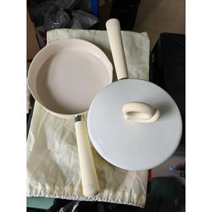 素味陶瓷奶锅无涂层不粘锅宝宝专用辅食锅婴儿煎煮汤锅煮泡面锅