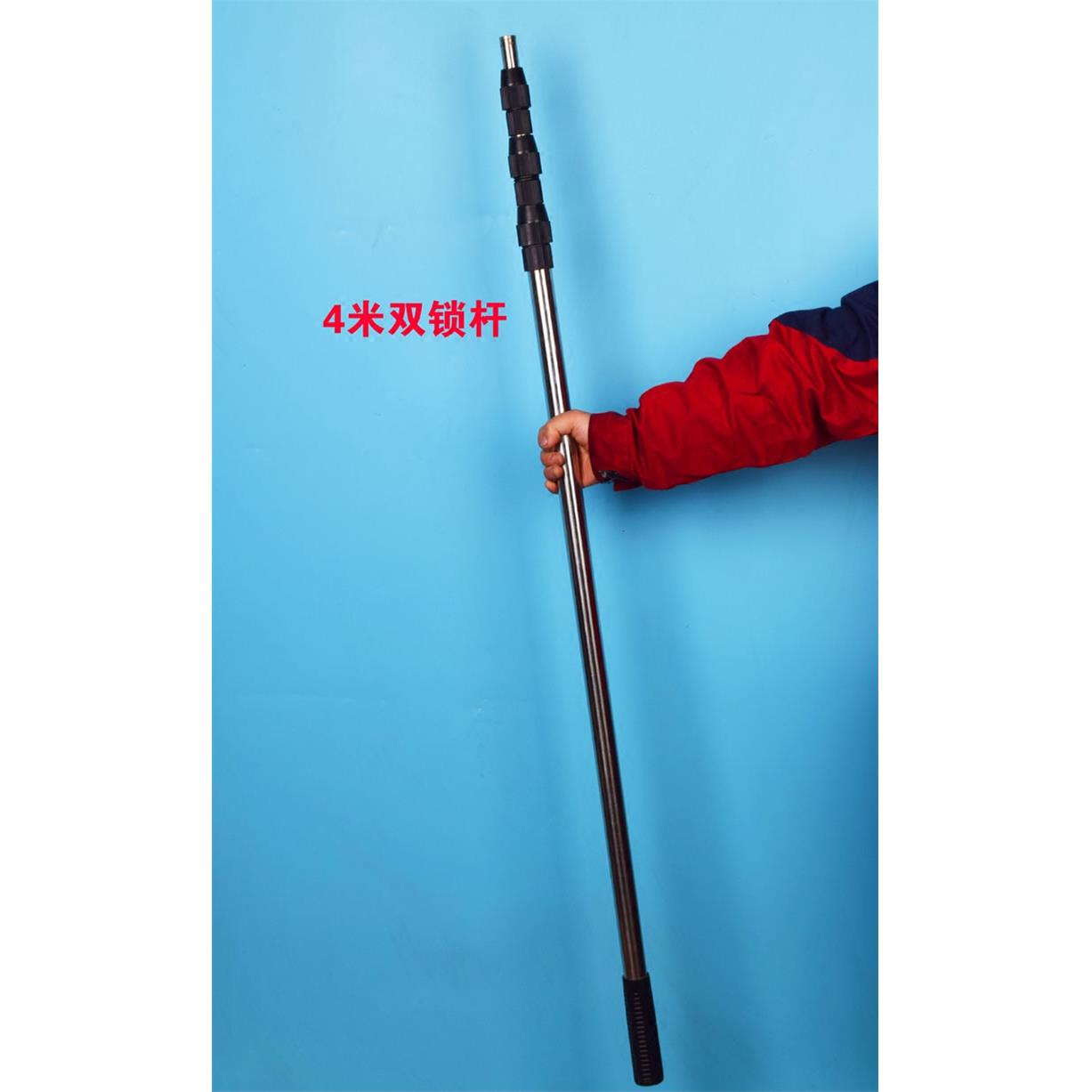 广告粘贴器的配件 内锁外双锁伸缩杆 加粗加厚不锈钢管